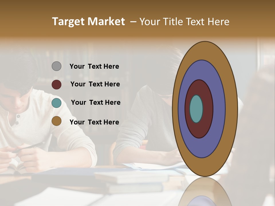 Notes Three People Happy PowerPoint Template