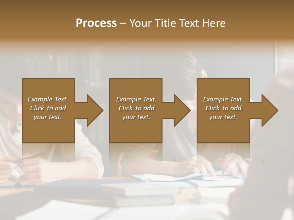 Notes Three People Happy PowerPoint Template