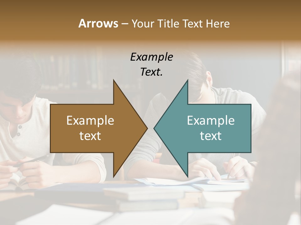 Notes Three People Happy PowerPoint Template
