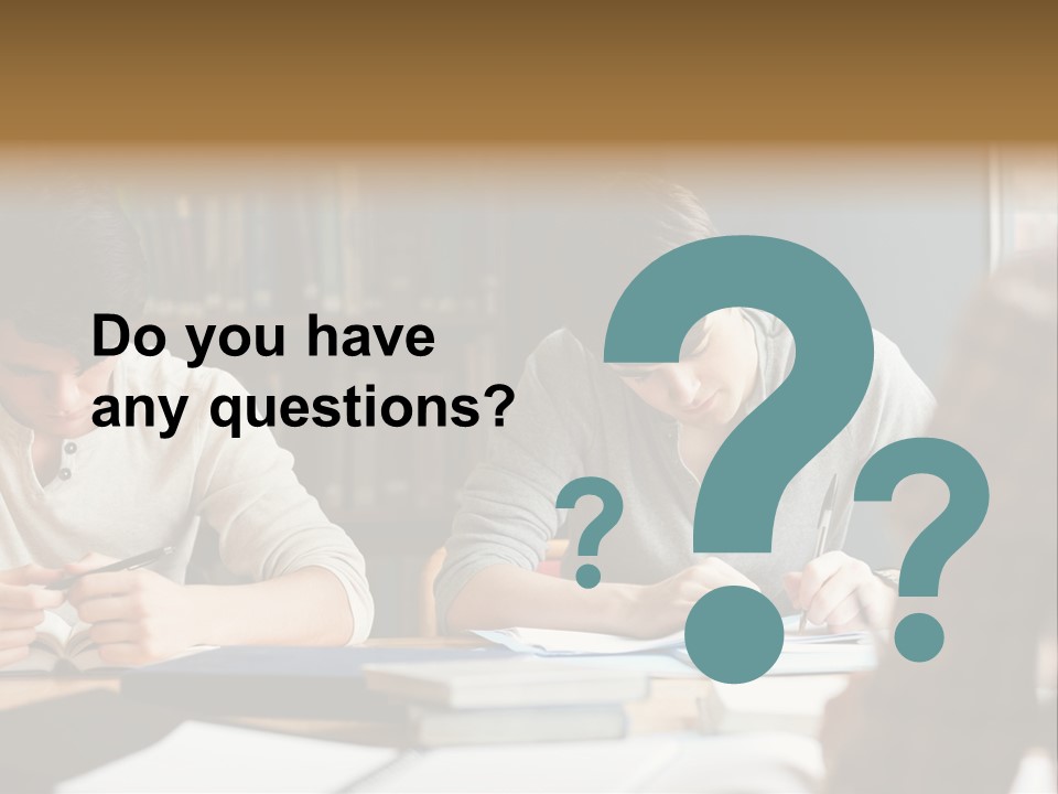 Notes Three People Happy PowerPoint Template