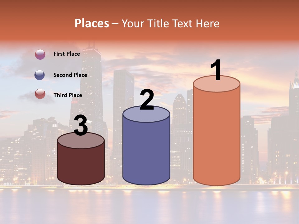 Beach City Downtown District PowerPoint Template