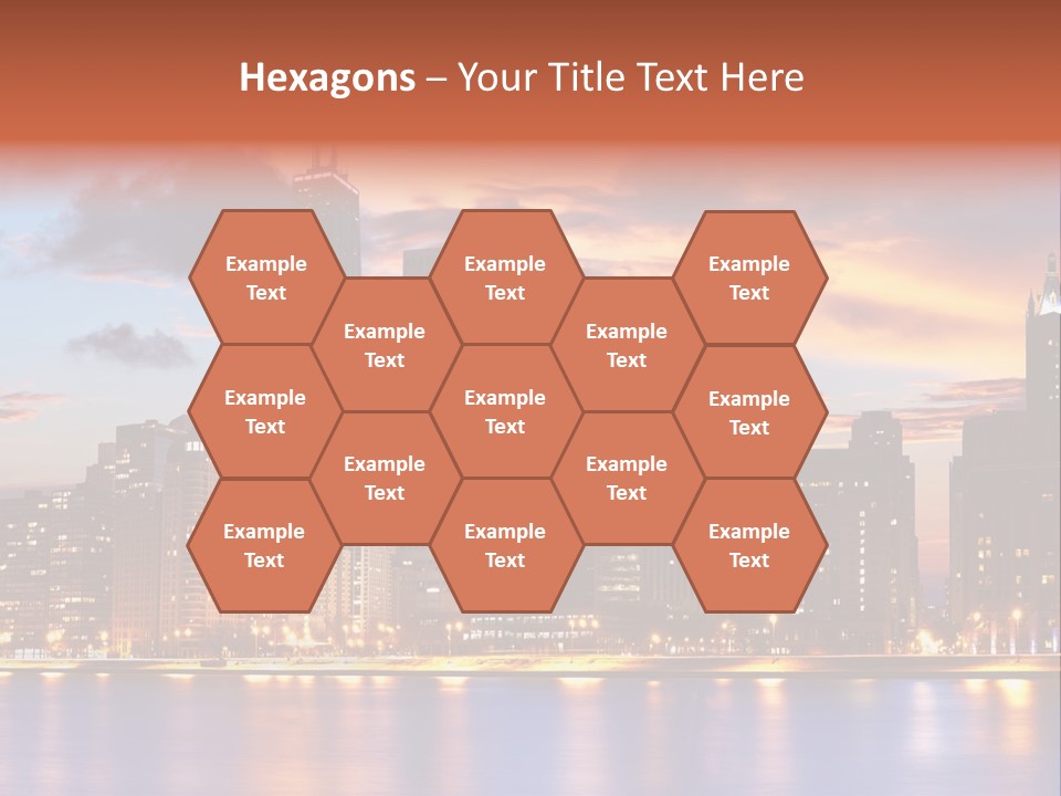 Beach City Downtown District PowerPoint Template