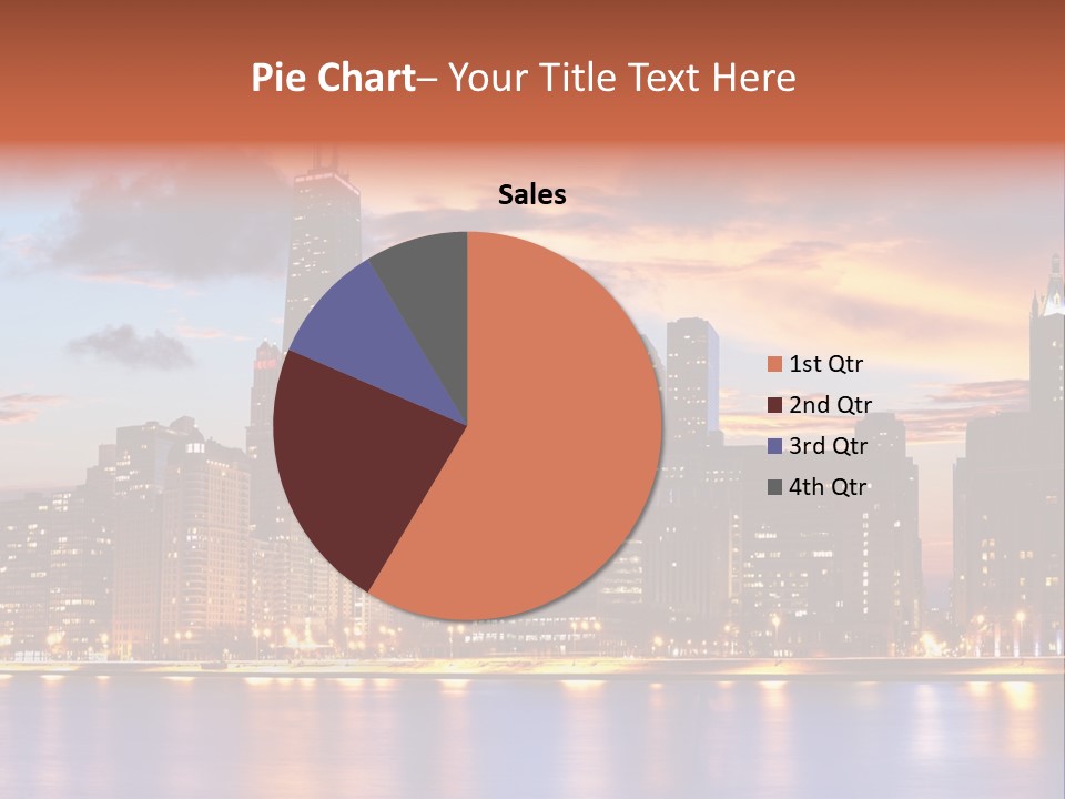 Beach City Downtown District PowerPoint Template