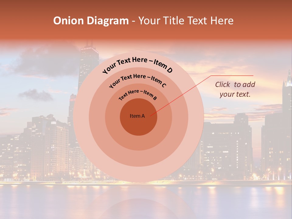 Beach City Downtown District PowerPoint Template