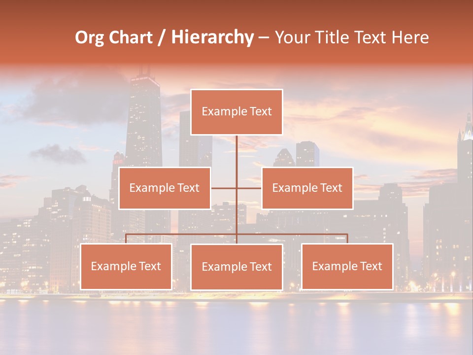 Beach City Downtown District PowerPoint Template