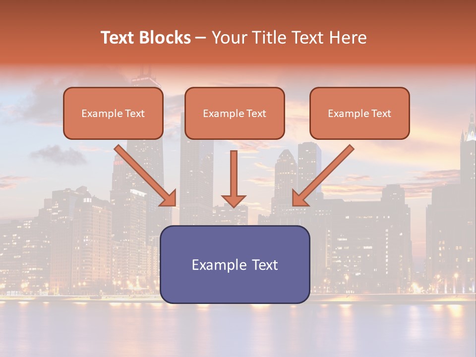 Beach City Downtown District PowerPoint Template