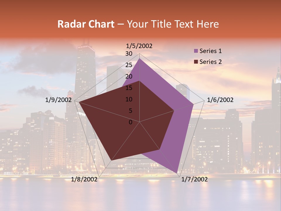 Beach City Downtown District PowerPoint Template