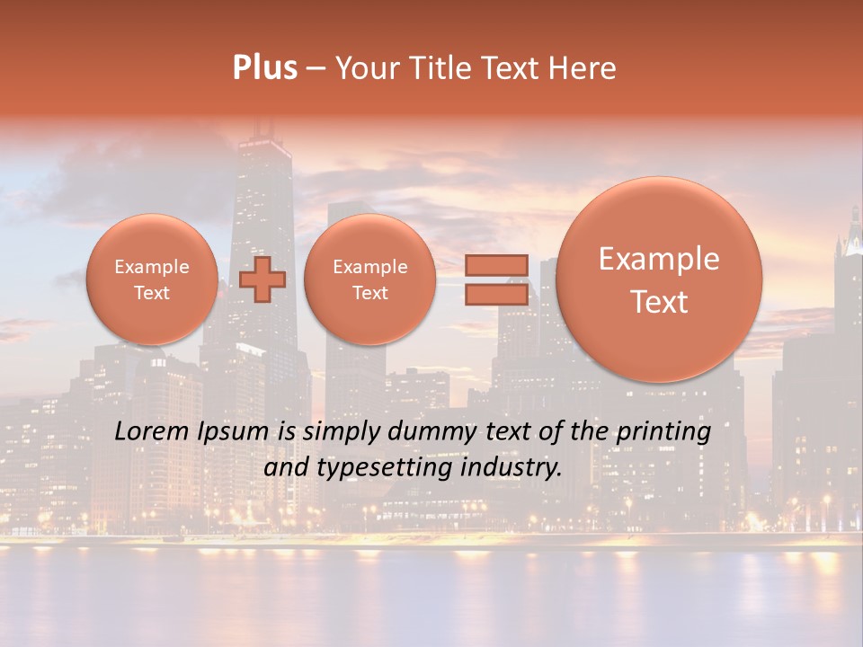 Beach City Downtown District PowerPoint Template