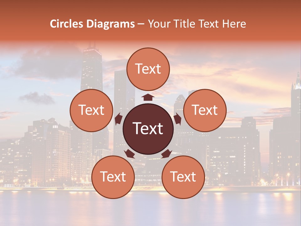 Beach City Downtown District PowerPoint Template