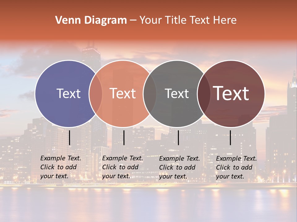 Beach City Downtown District PowerPoint Template