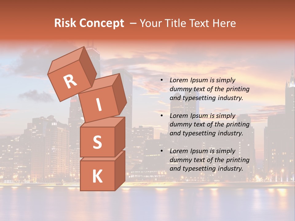 Beach City Downtown District PowerPoint Template