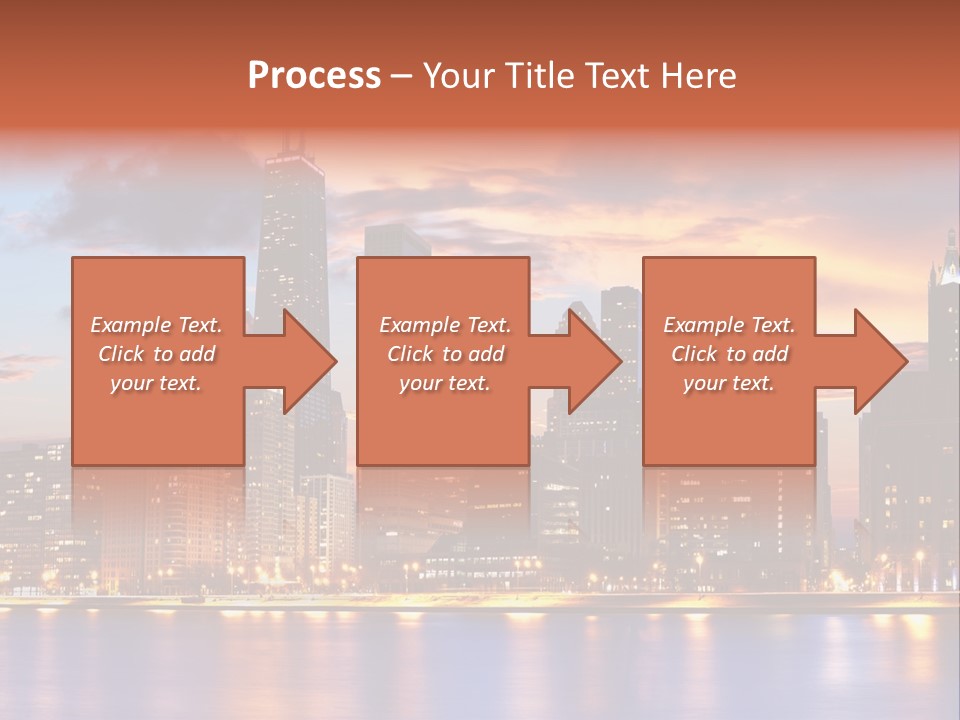 Beach City Downtown District PowerPoint Template