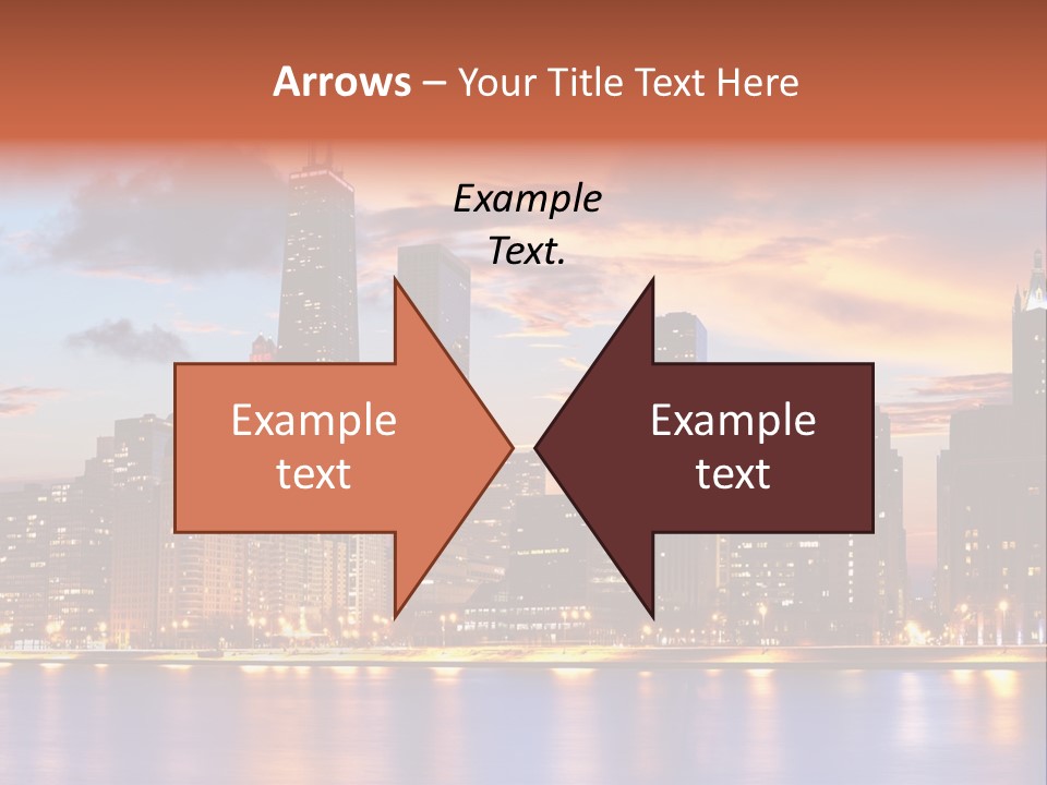 Beach City Downtown District PowerPoint Template