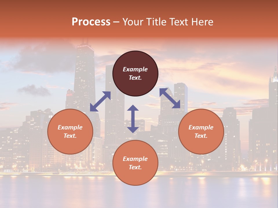 Beach City Downtown District PowerPoint Template