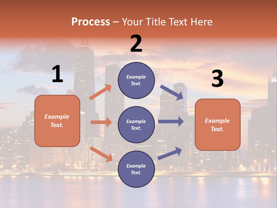 Beach City Downtown District PowerPoint Template