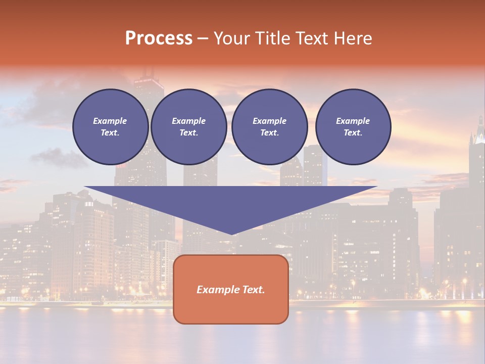 Beach City Downtown District PowerPoint Template