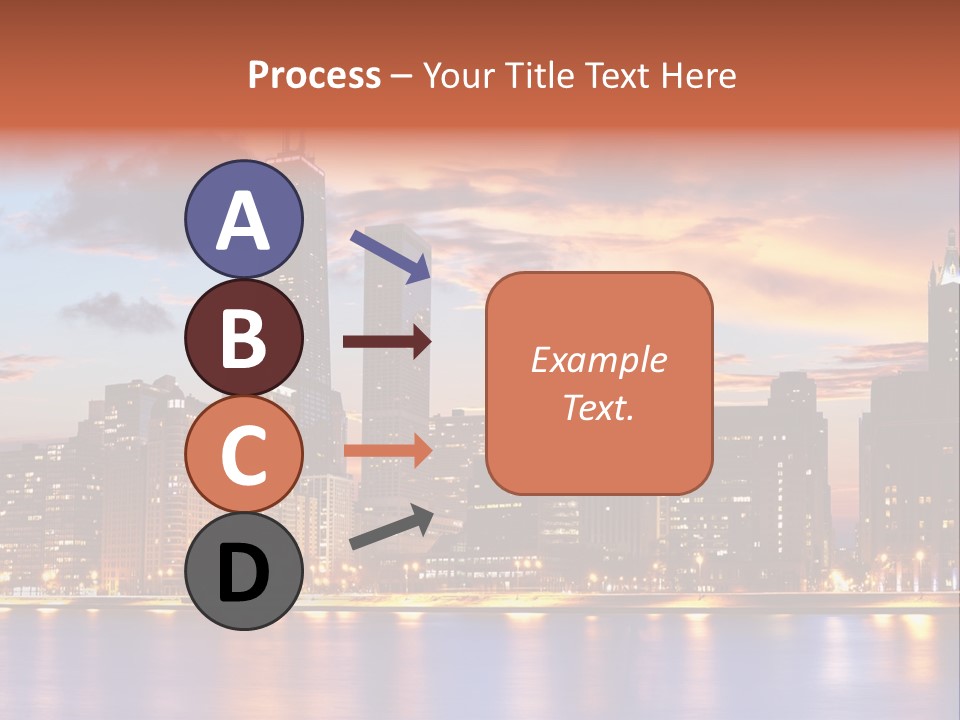 Beach City Downtown District PowerPoint Template