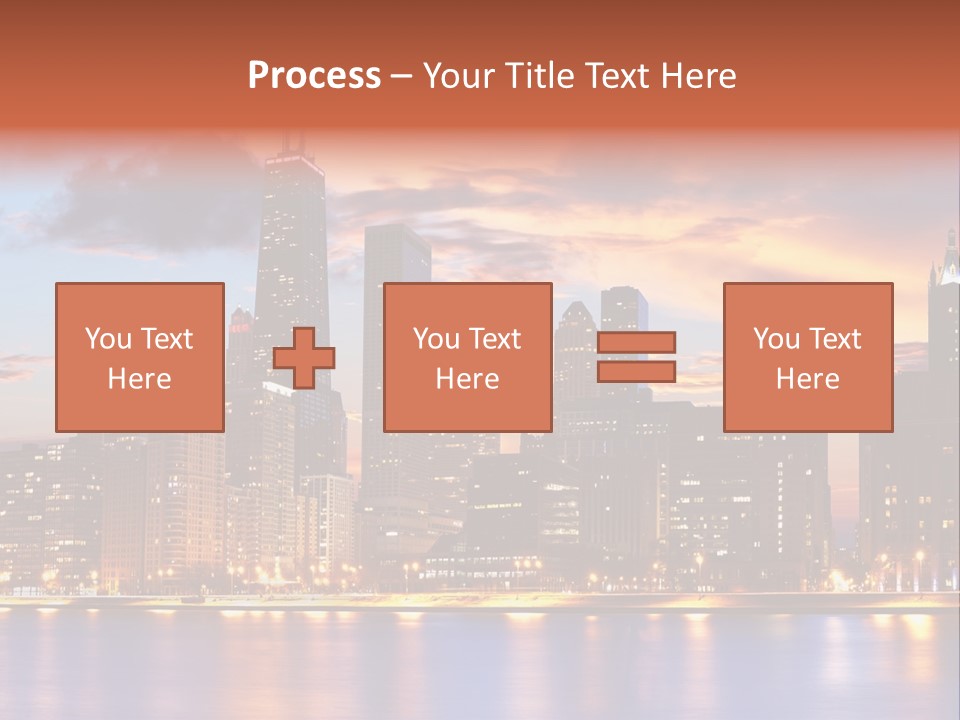 Beach City Downtown District PowerPoint Template
