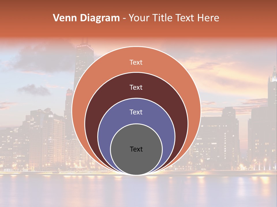 Beach City Downtown District PowerPoint Template