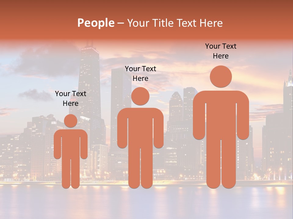 Beach City Downtown District PowerPoint Template