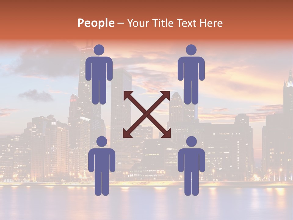 Beach City Downtown District PowerPoint Template