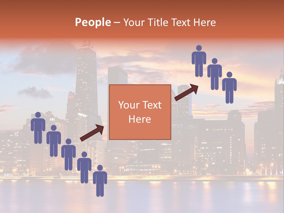 Beach City Downtown District PowerPoint Template