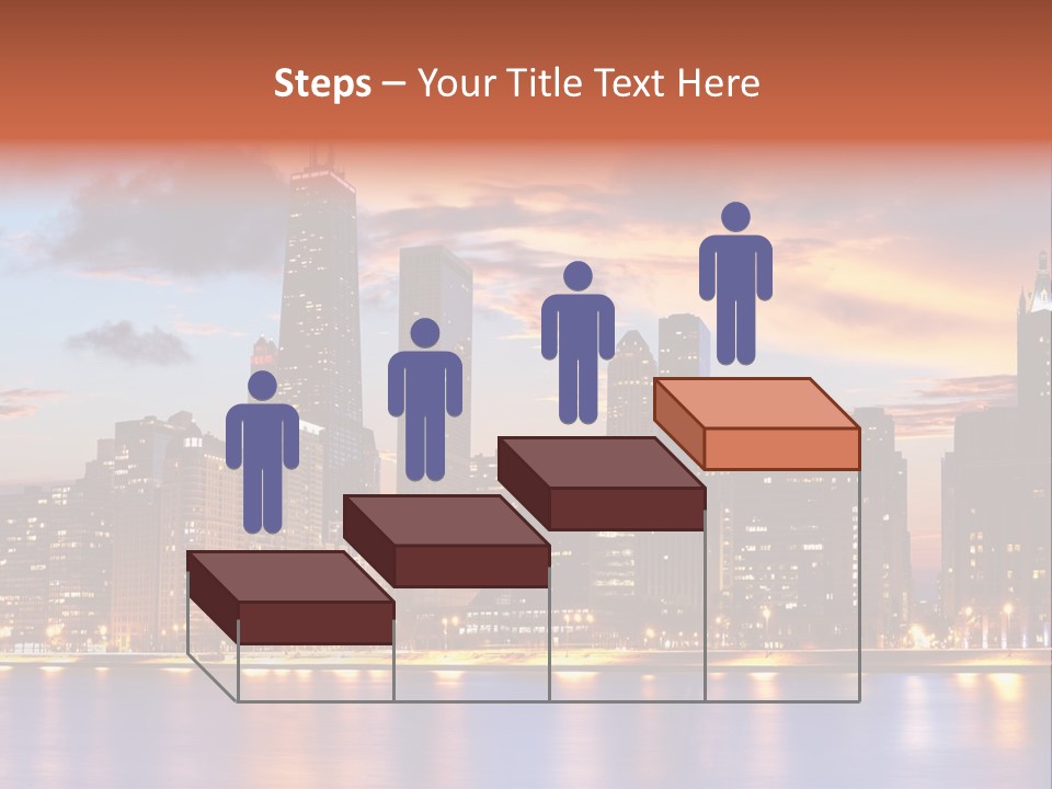 Beach City Downtown District PowerPoint Template