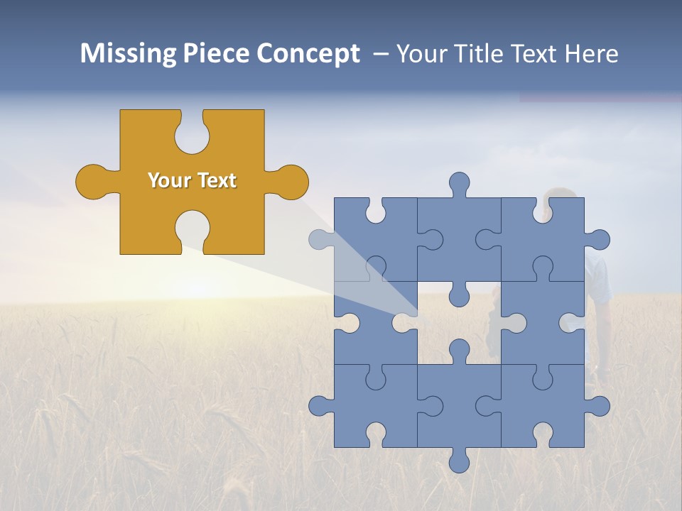 Guy Happy Orange PowerPoint Template