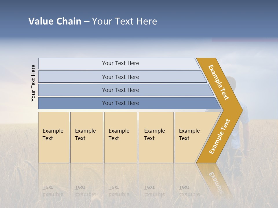 Guy Happy Orange PowerPoint Template