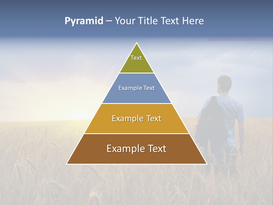 Guy Happy Orange PowerPoint Template