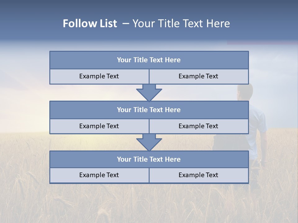 Guy Happy Orange PowerPoint Template