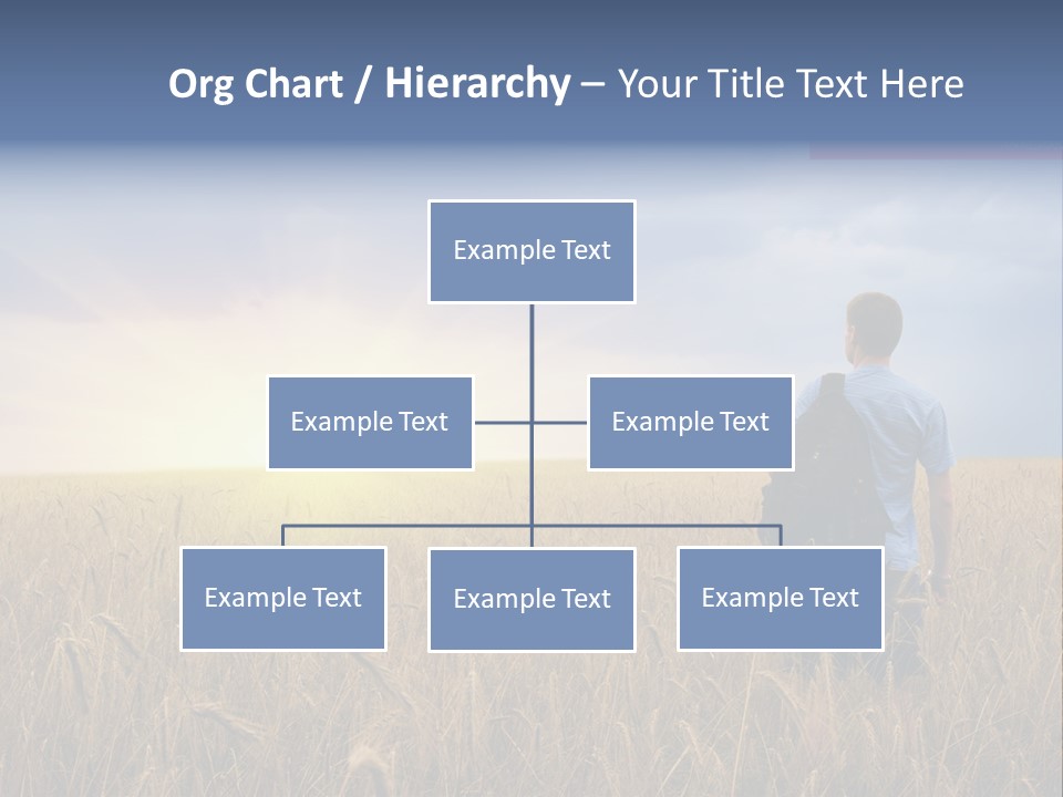 Guy Happy Orange PowerPoint Template