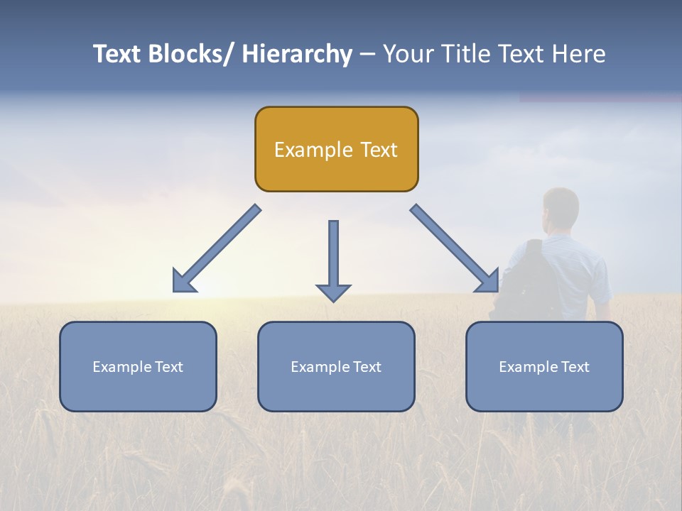 Guy Happy Orange PowerPoint Template