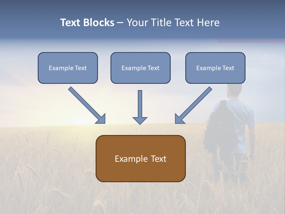 Guy Happy Orange PowerPoint Template
