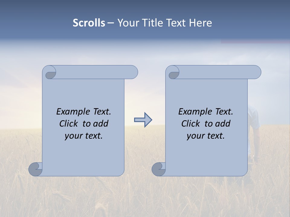 Guy Happy Orange PowerPoint Template
