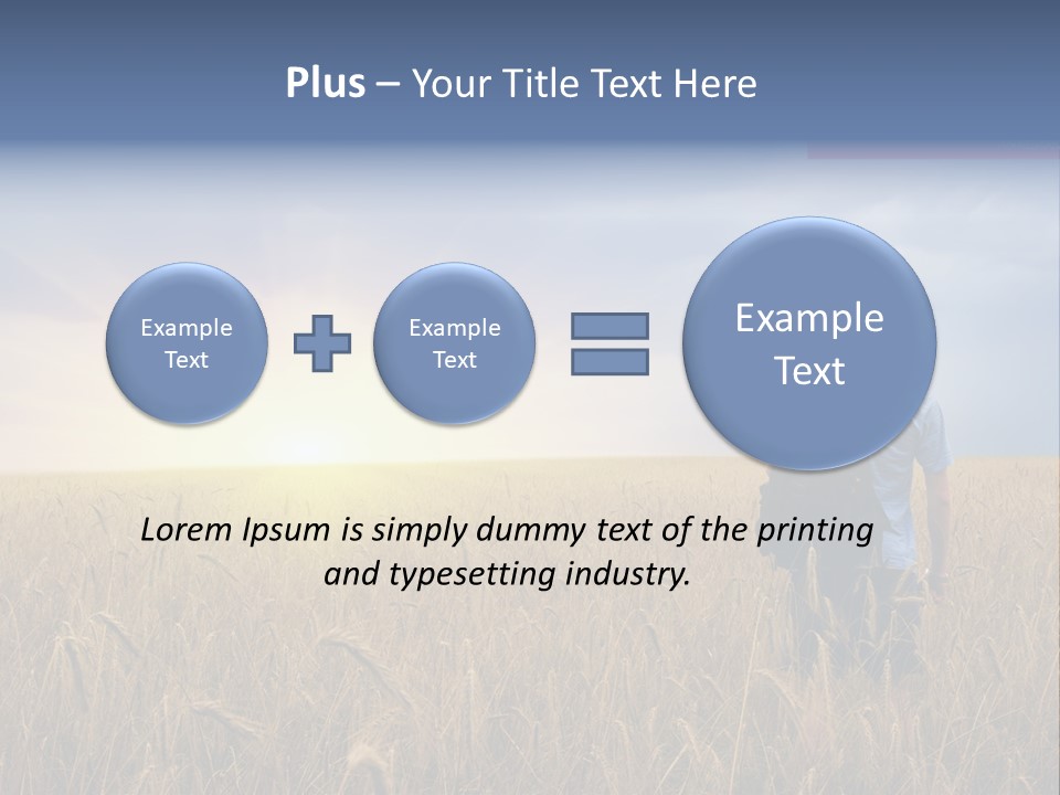 Guy Happy Orange PowerPoint Template