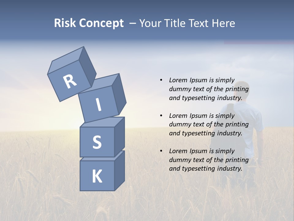 Guy Happy Orange PowerPoint Template