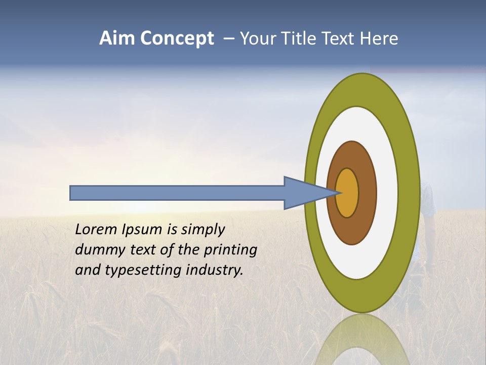 Guy Happy Orange PowerPoint Template