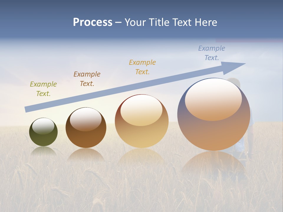 Guy Happy Orange PowerPoint Template