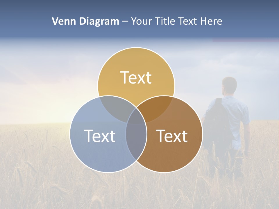 Guy Happy Orange PowerPoint Template