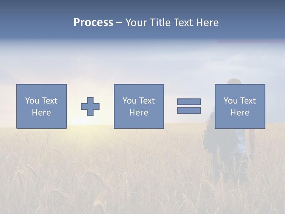 Guy Happy Orange PowerPoint Template