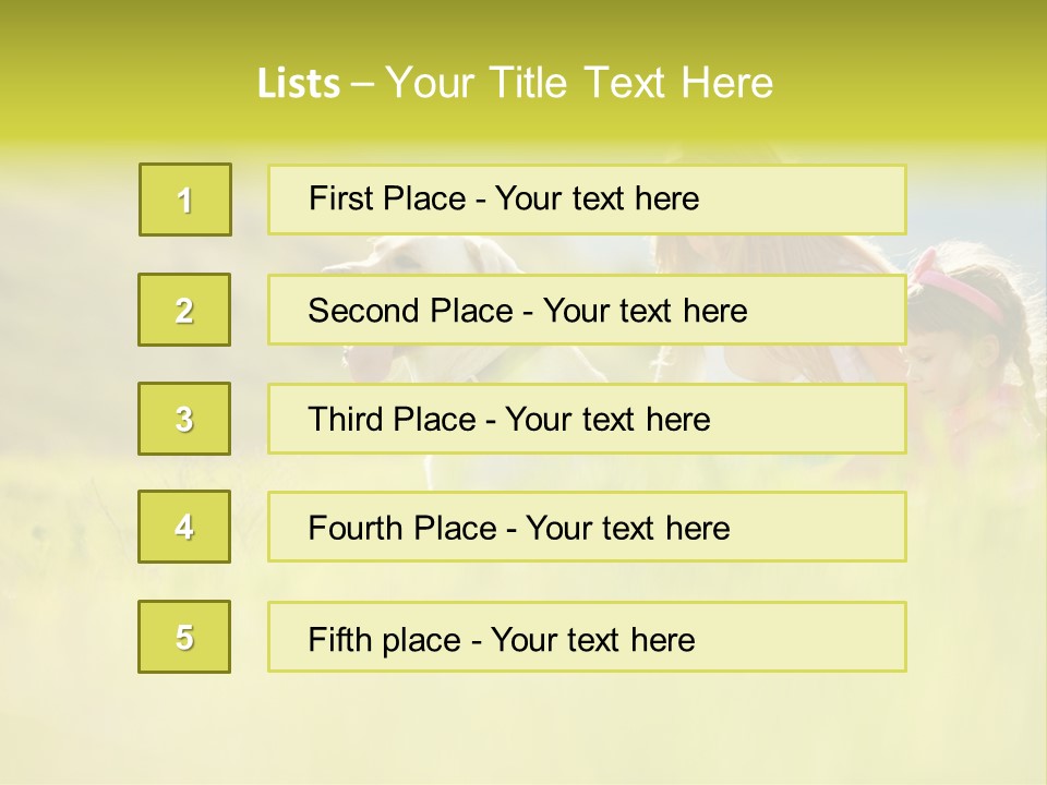 Cheerful Preschooler Fun PowerPoint Template