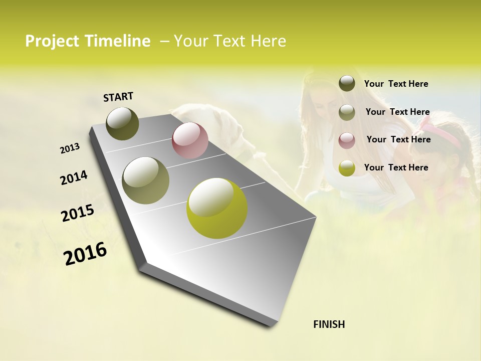 Cheerful Preschooler Fun PowerPoint Template