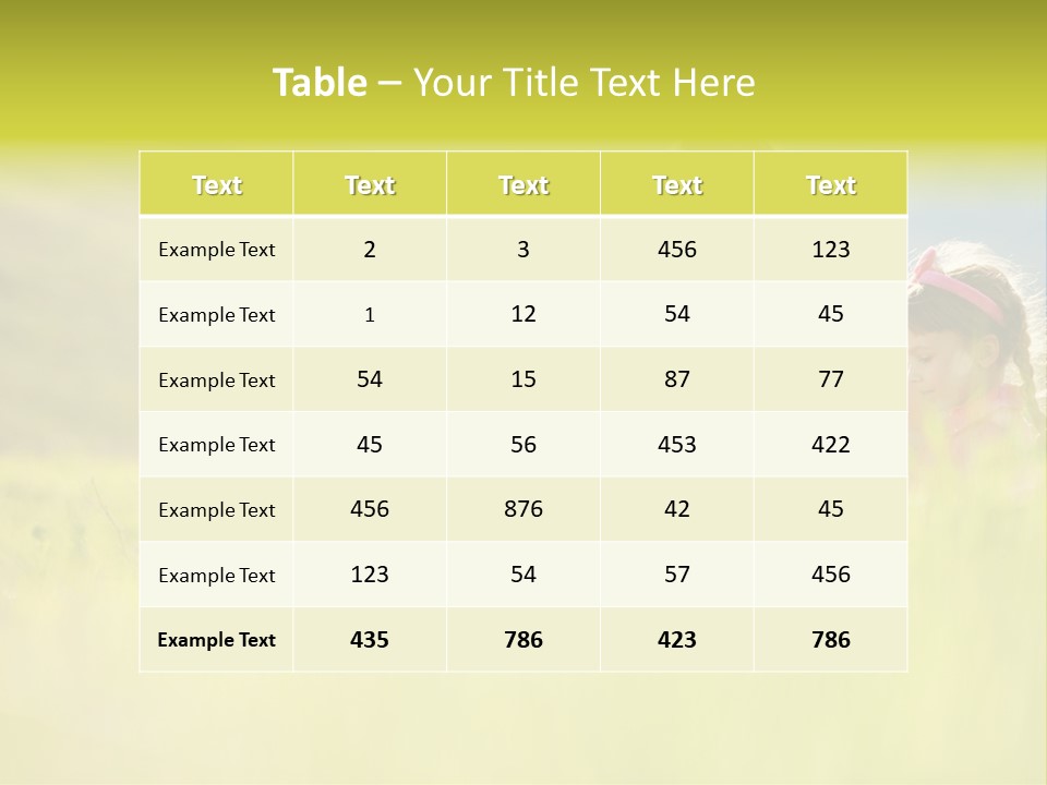 Cheerful Preschooler Fun PowerPoint Template