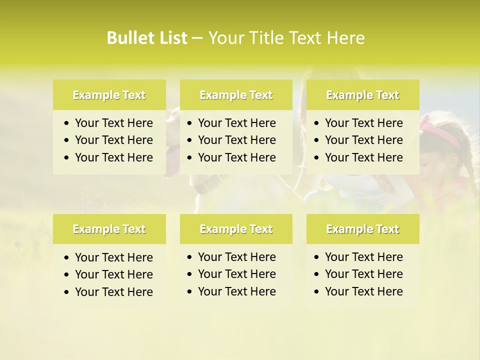 Cheerful Preschooler Fun PowerPoint Template