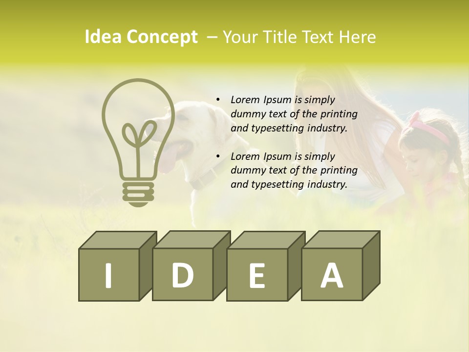 Cheerful Preschooler Fun PowerPoint Template