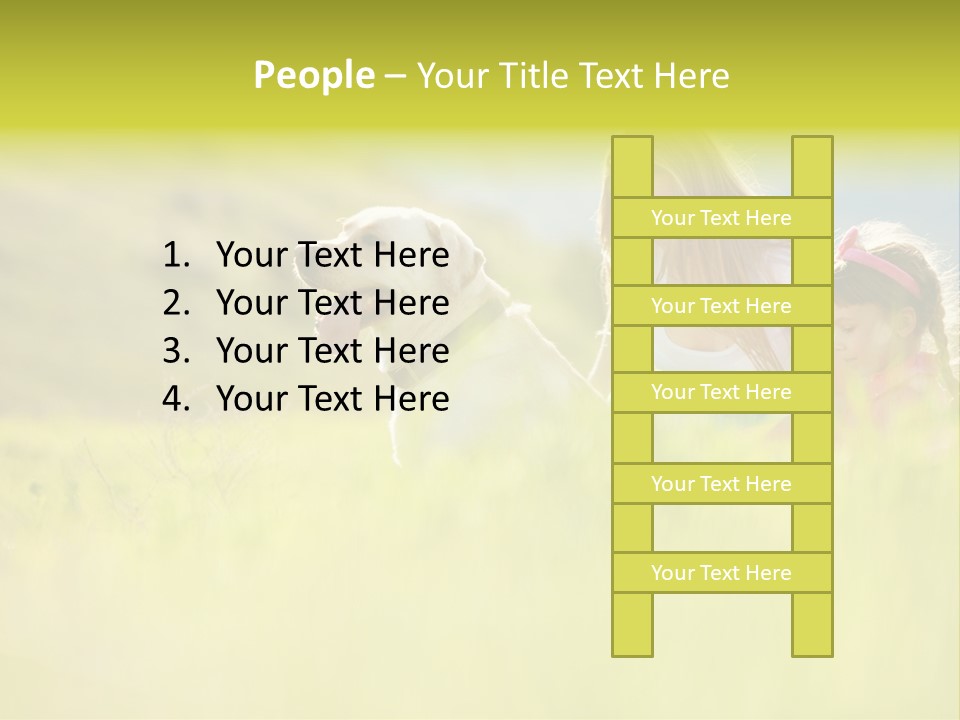 Cheerful Preschooler Fun PowerPoint Template