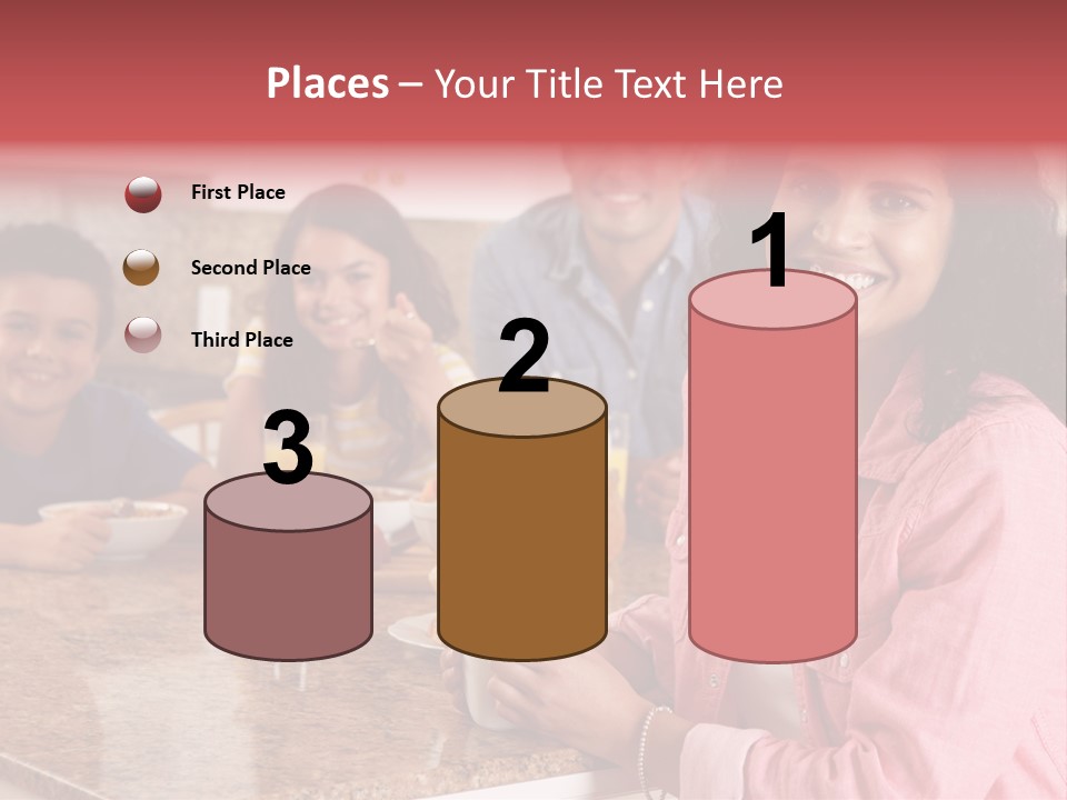 Portrait Drink Coffee PowerPoint Template