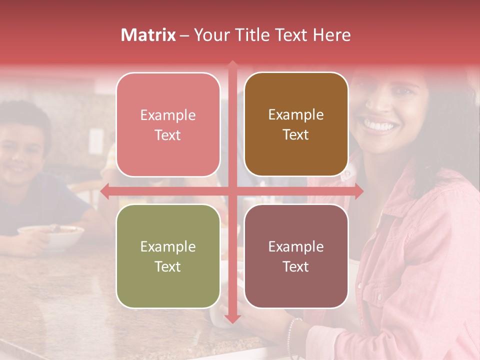 Portrait Drink Coffee PowerPoint Template