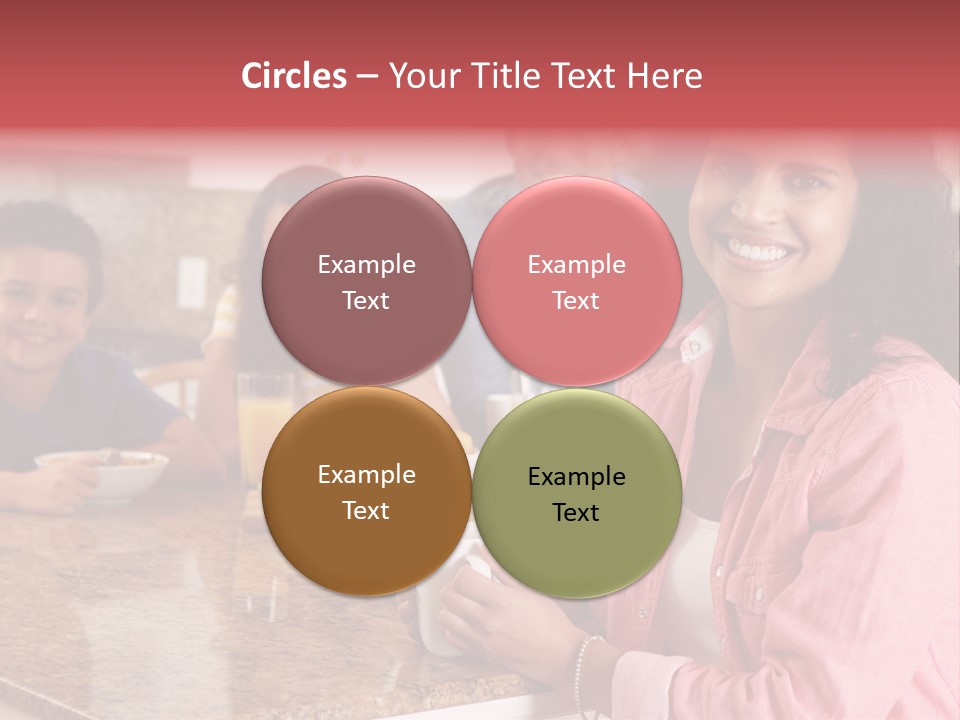 Portrait Drink Coffee PowerPoint Template